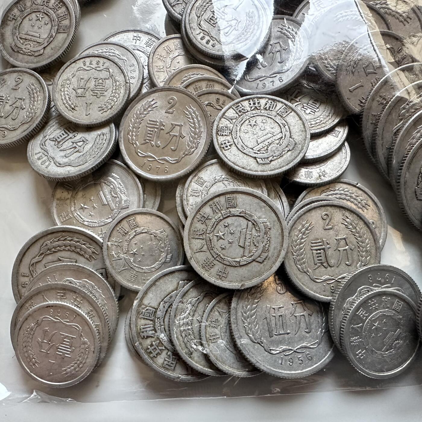 🌹外币初藏🌹🐯2025年第142场  每周二四六晚8️⃣点 接代拍 70年代以前早期分币100克