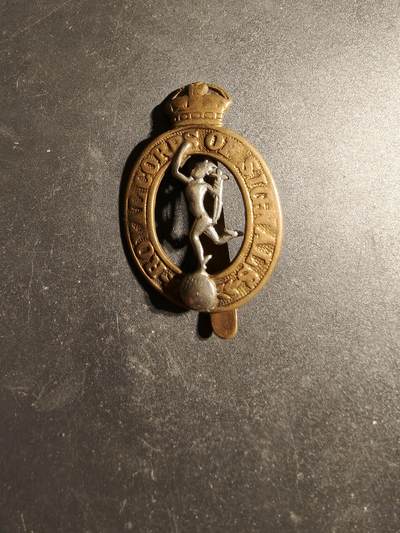 老王徽章第170期 - 英国皇家通信兵团帽徽    一战时期