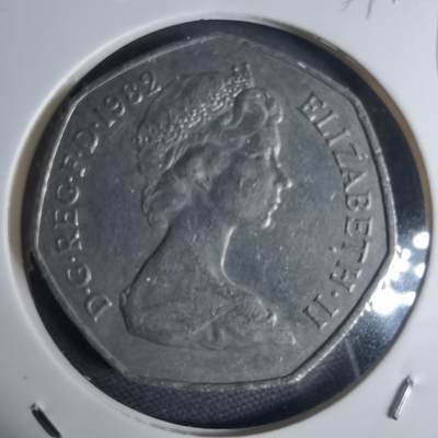 沼泽如烟--第939场 - 英国1982年50便士