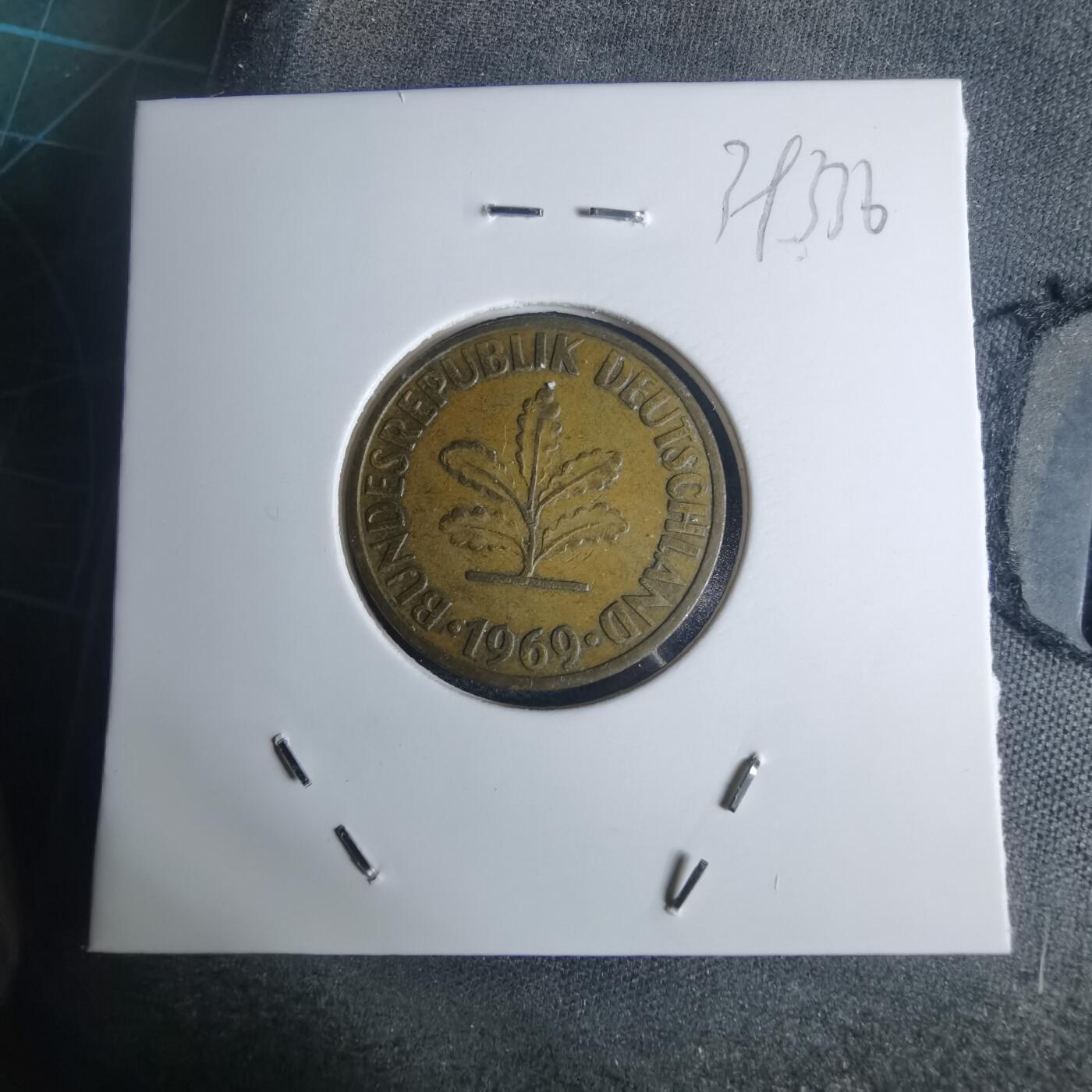 沼泽如烟--第939场 德国1969年10芬尼