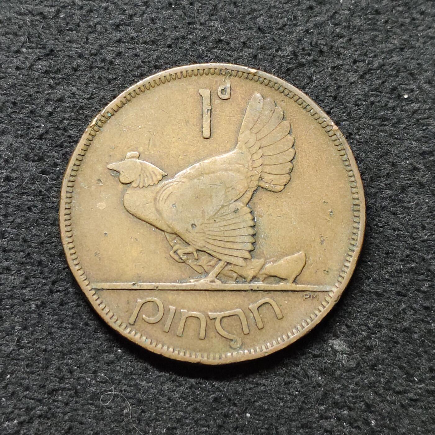 【全场包邮】纯粹捡漏拍486场（免费代拍第23场） 爱尔兰自由邦1931年母鸡1便士大铜币