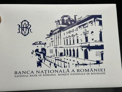 《外钞收藏家》第五百九十五期（优品场）（本平台长期征集拍品、欢迎藏友们联系合作） - 2024年罗马尼亚100雷 纪念钞 无47 带原装册子