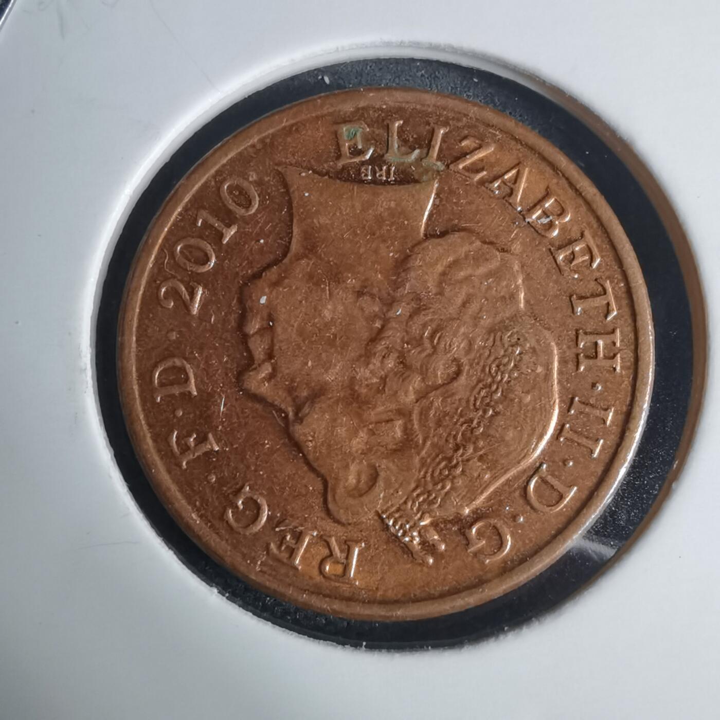 沼泽如烟--第939场 英国2010年1便士