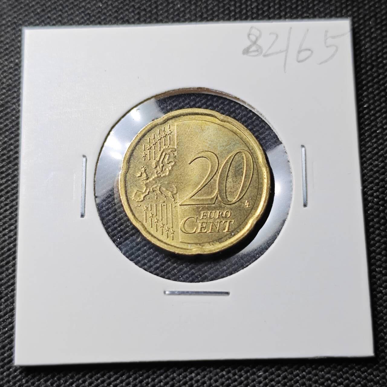 KK钱币收藏小铺 第382期  2月预留时间 周末发货 2007欧盟20分 