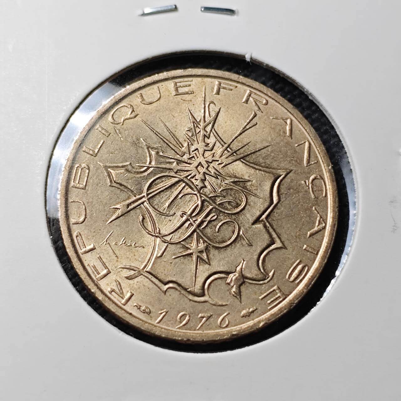 KK钱币收藏小铺 第382期  2月预留时间 周末发货 1976法国10法郎 好品