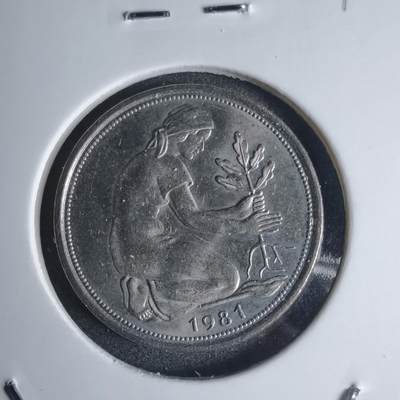 沼泽如烟--第939场 - 德国1981年50芬尼