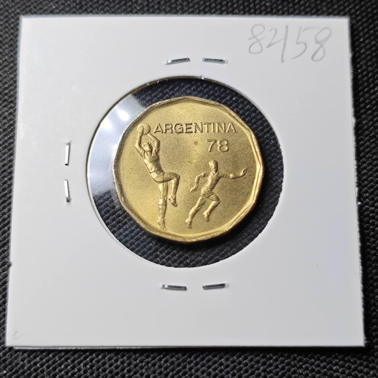 KK钱币收藏小铺 第382期  2月预留时间 周末发货  阿根廷20比索纪念币