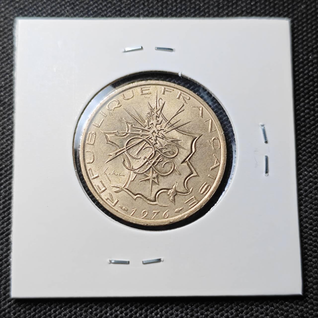 KK钱币收藏小铺 第382期  2月预留时间 周末发货 1976法国10法郎 好品