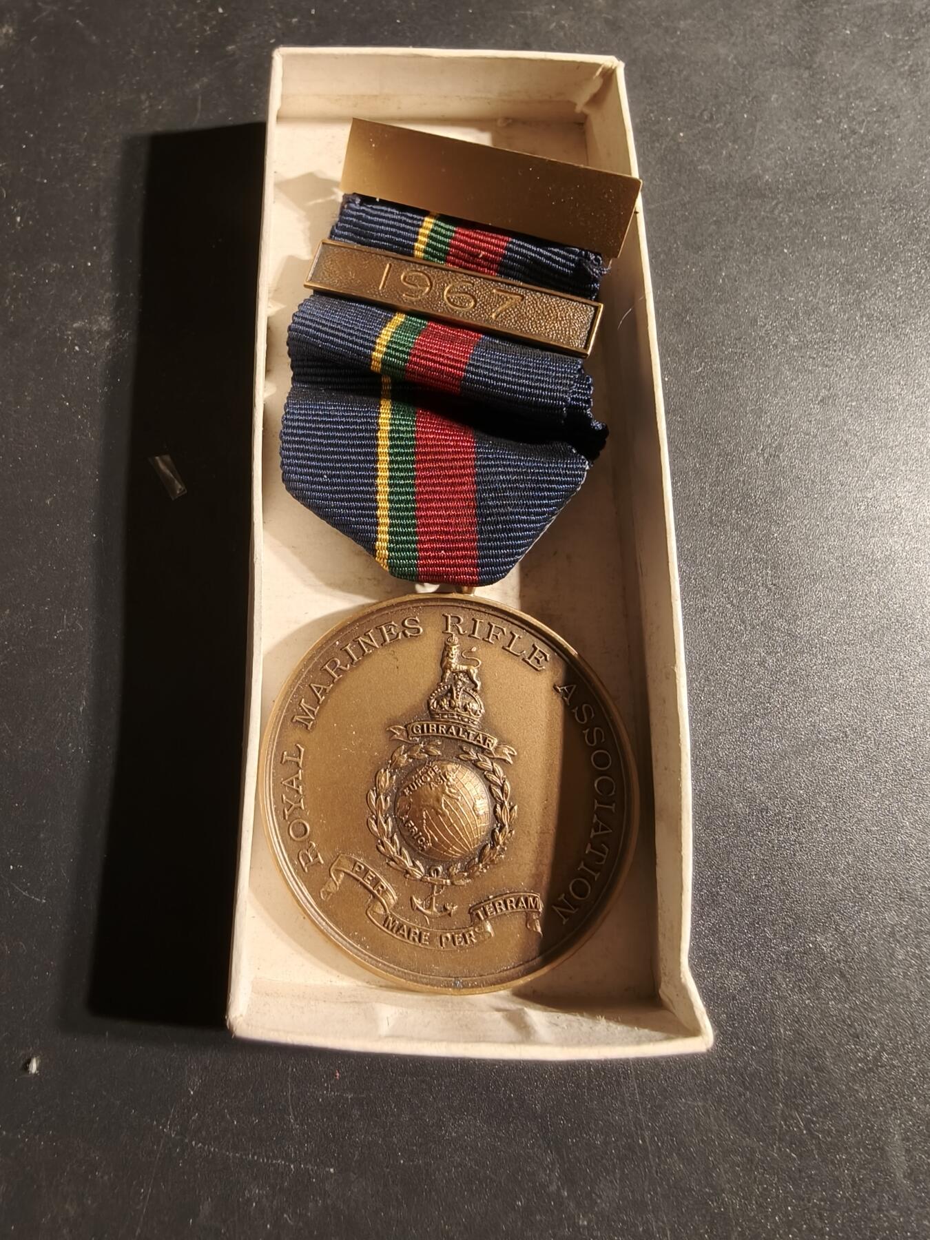 老王徽章第170期 英国皇家海军陆战队老兵协会奖章    原盒    带1967勋条