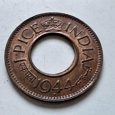 🌹外币初藏🌹🐯2025年第142场  每周二四六晚8️⃣点 接代拍 - 英属印度1944年一派沙 b