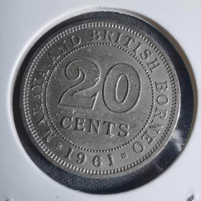 沼泽如烟--第939场 - 英属马来亚婆罗洲1961年20分