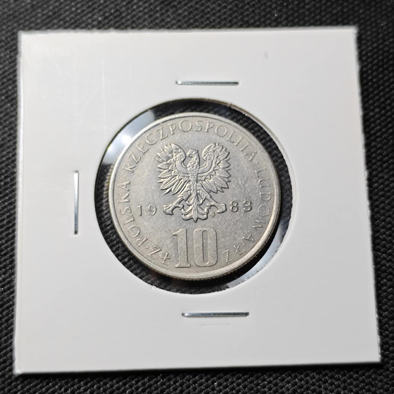 KK钱币收藏小铺 第382期  2月预留时间 周末发货 1983波兰10兹罗提 纪念币