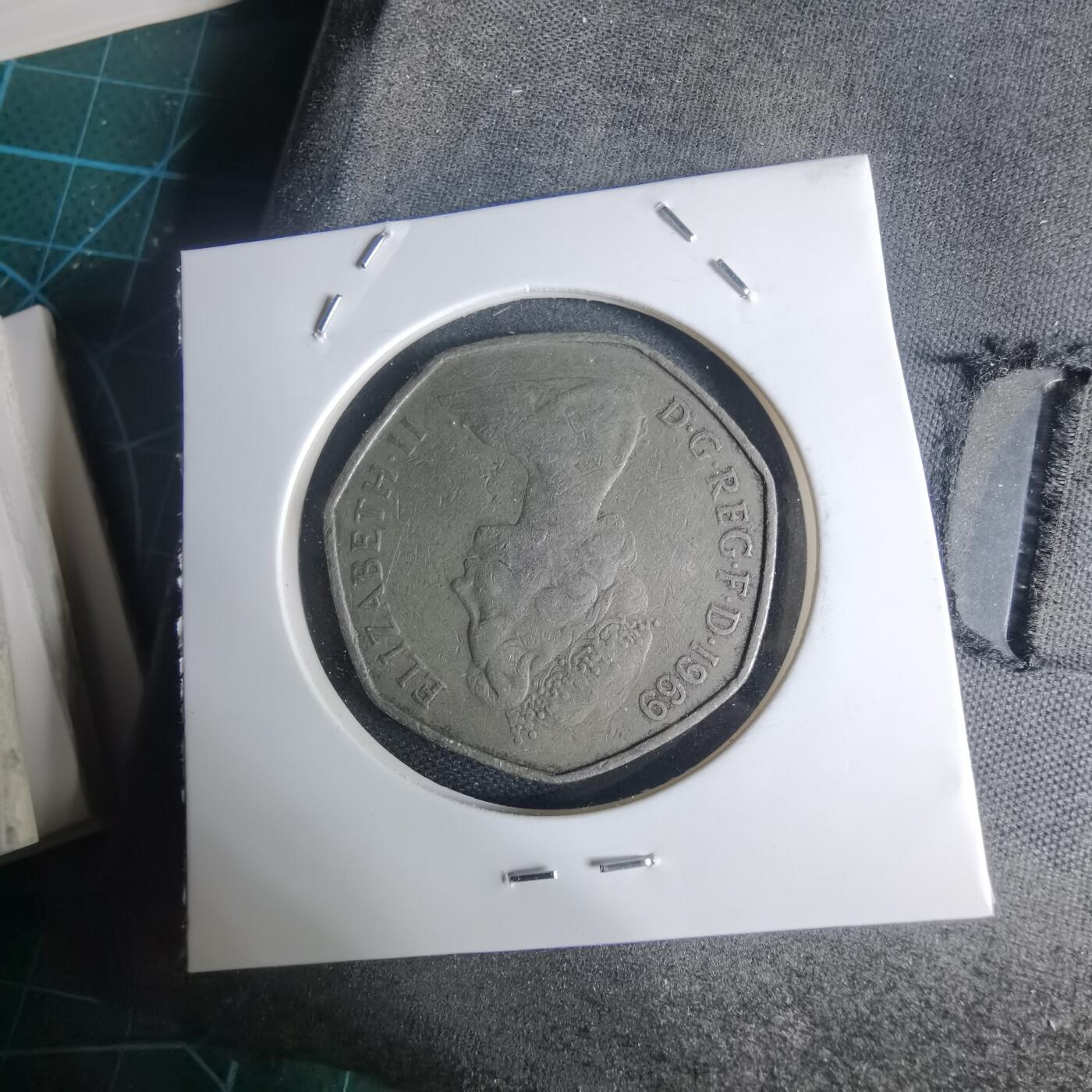 沼泽如烟--第939场 英国1969年50便士