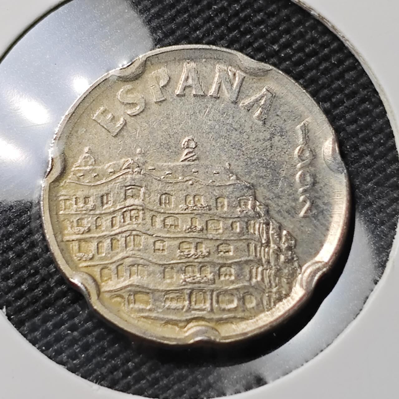 KK钱币收藏小铺 第382期  2月预留时间 周末发货 1992西班牙50比塞塔 纪念币