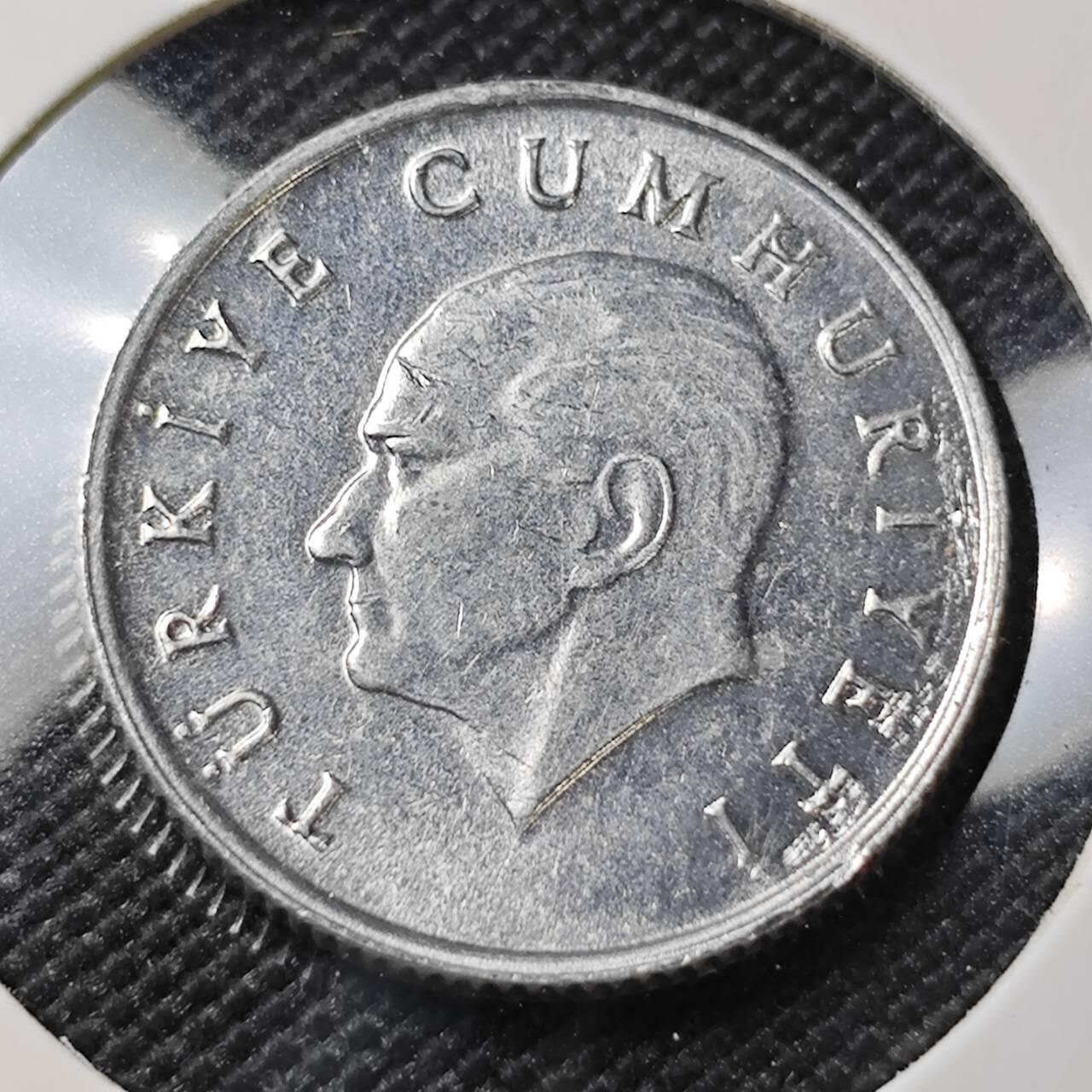 KK钱币收藏小铺 第382期  2月预留时间 周末发货 1986土耳其5里拉 