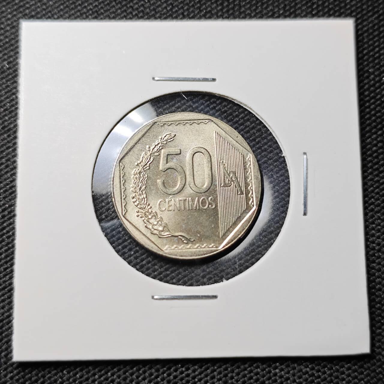 KK钱币收藏小铺 第382期  2月预留时间 周末发货  秘鲁50分好品