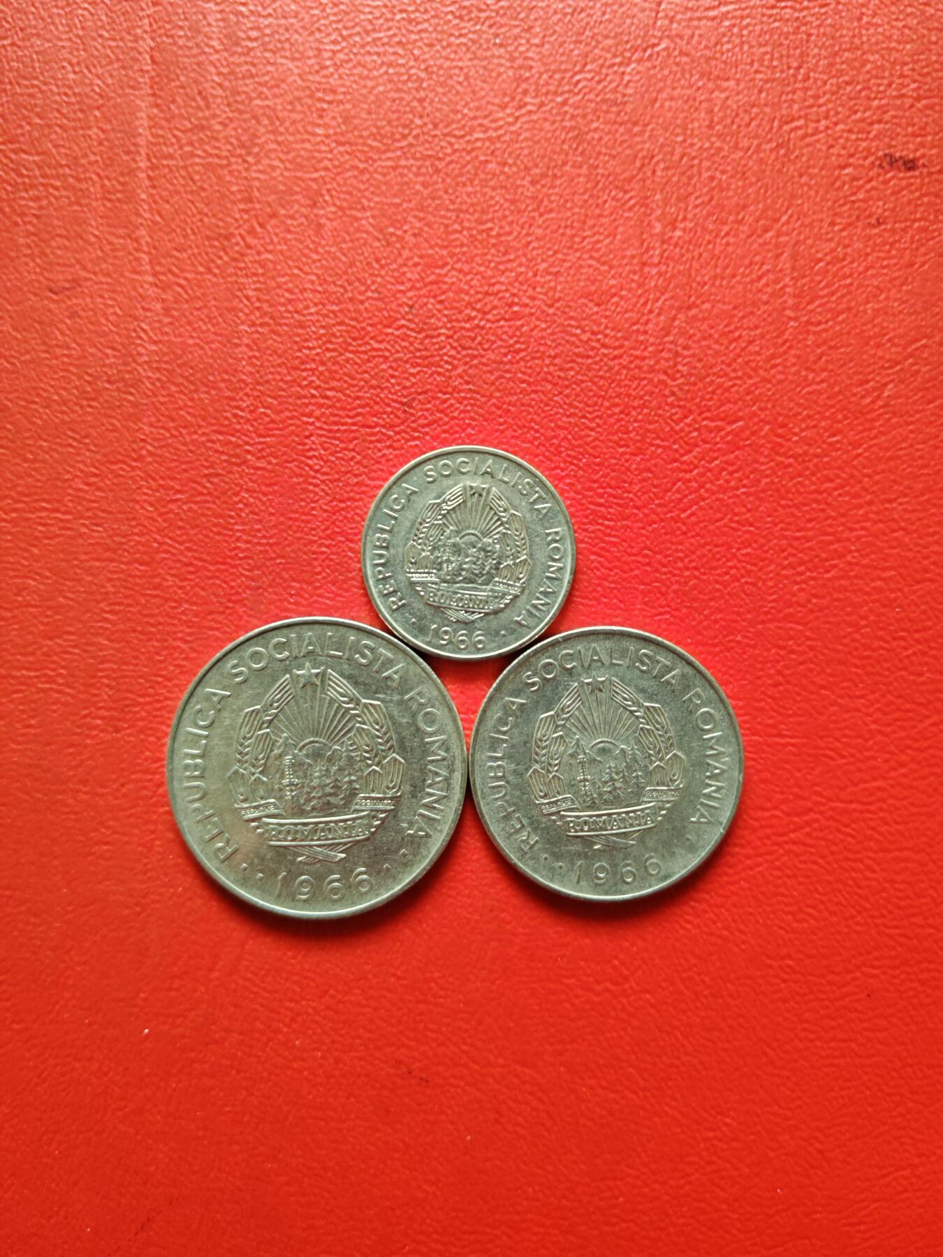 【云涧收藏】第八十四场 罗马尼亚1966年15巴尼、1、3列尹3枚