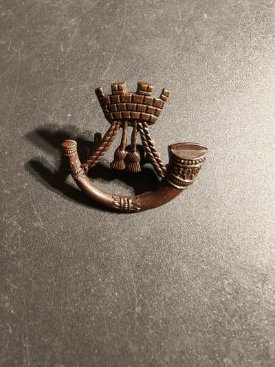 老王徽章第170期 - 英国萨默赛特轻步兵团领章    一战时期