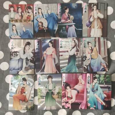 龙虎卡牌-六八场（无佣金，周六结拍，欢迎送拍） - 18张 大圣卡通  金瓶梅词话一套（半粗15张+全粗大头3张  绝版老卡）