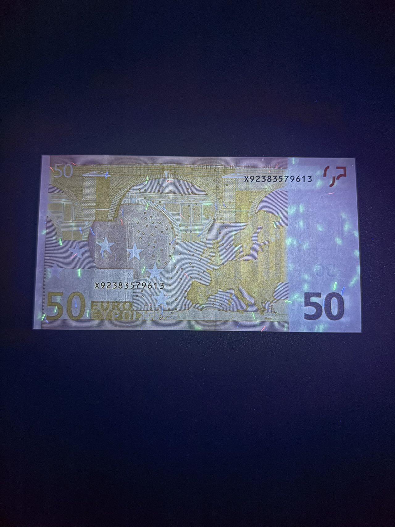 第14期 库存低价起拍 2002年 三签德国50欧 全新unc 尾613