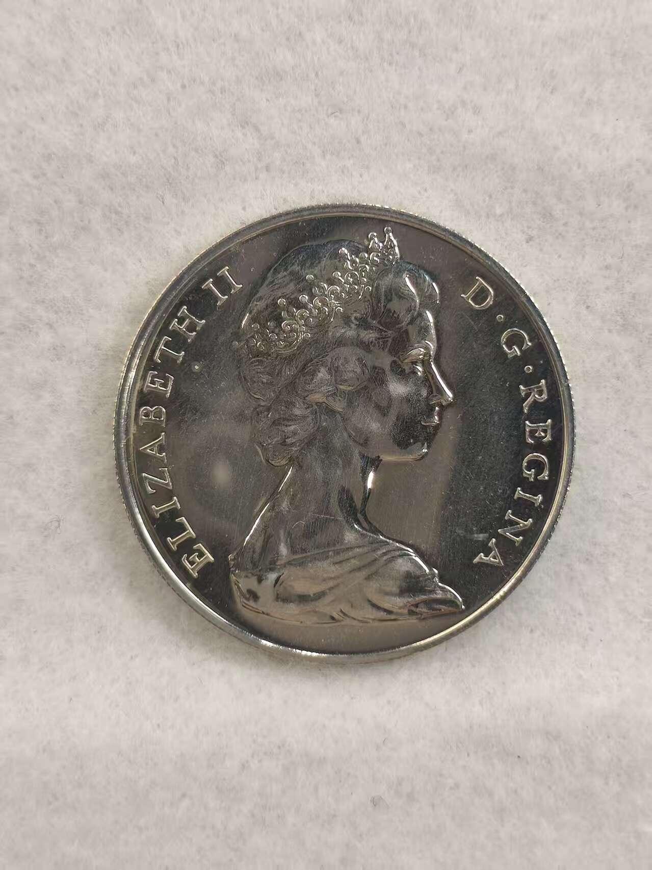 G&W世界散币，银币处理专场（第39场） 直布罗陀1967年1克朗  银币