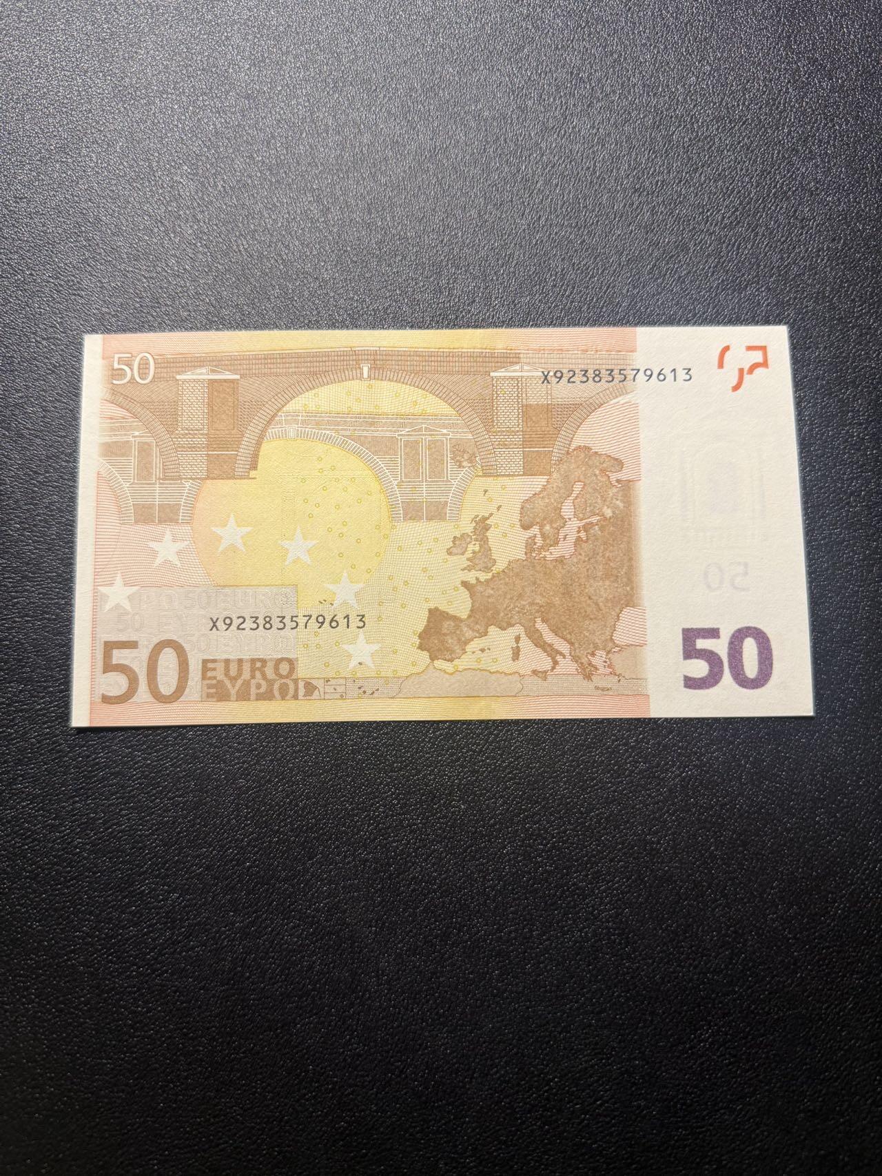 第14期 库存低价起拍 2002年 三签德国50欧 全新unc 尾613