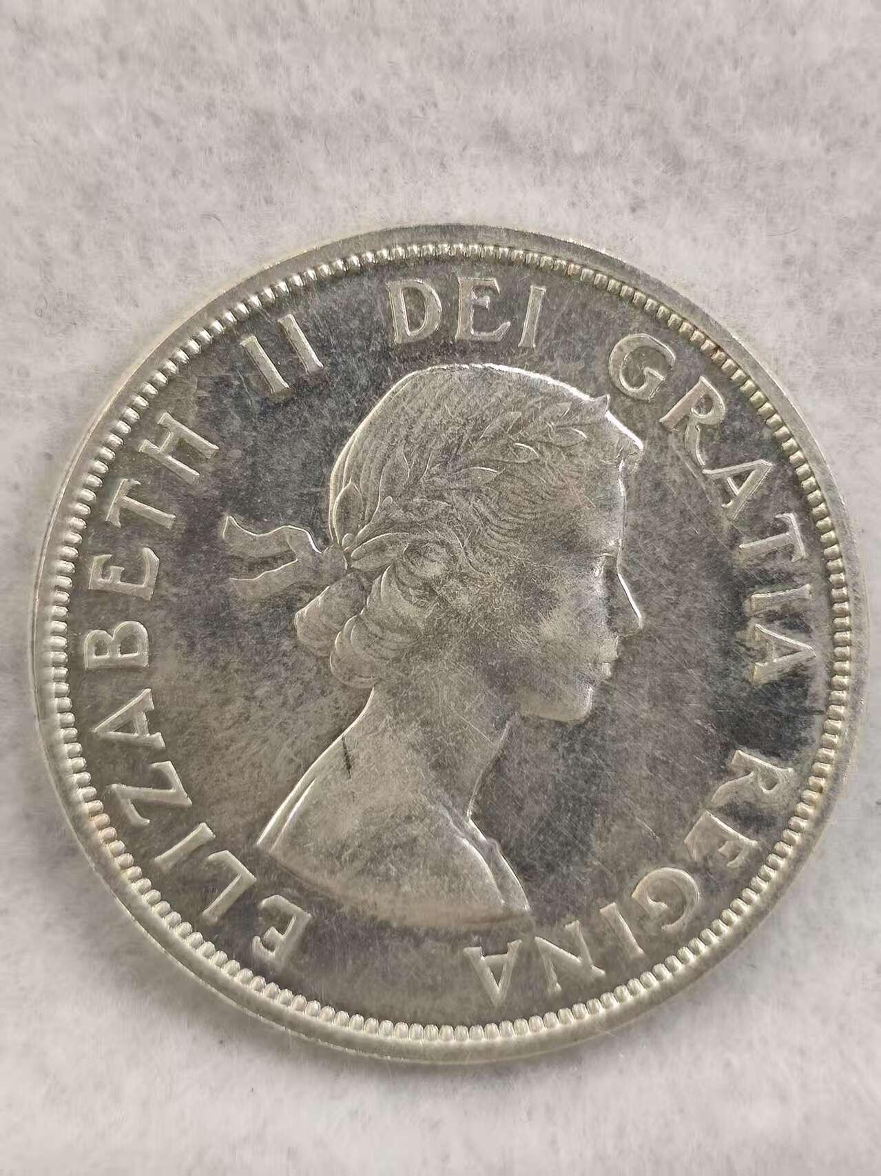 G&W世界散币，银币处理专场（第39场） 加拿大1963年1元  银币