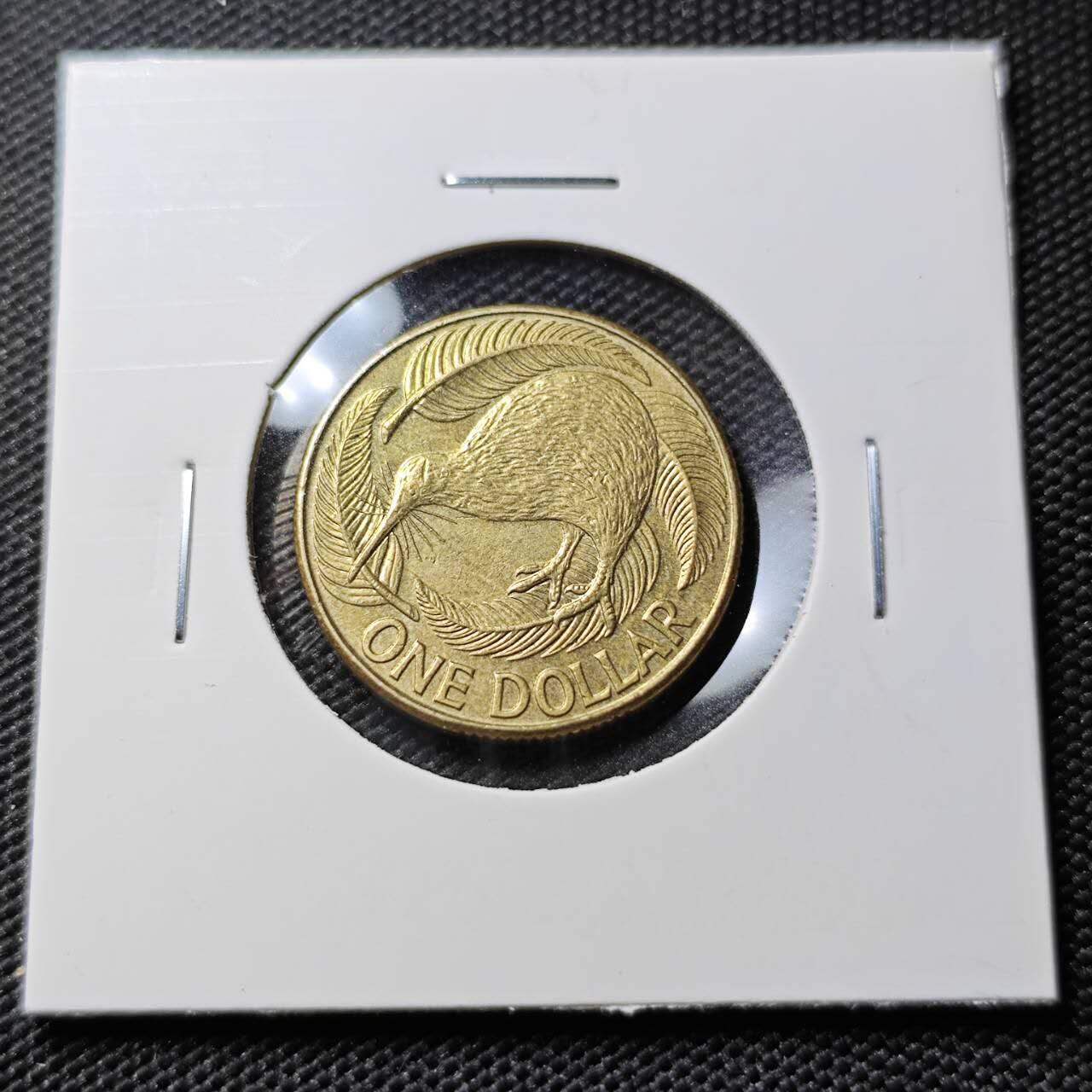 KK钱币收藏小铺 第382期  2月预留时间 周末发货 2002新西兰1元 