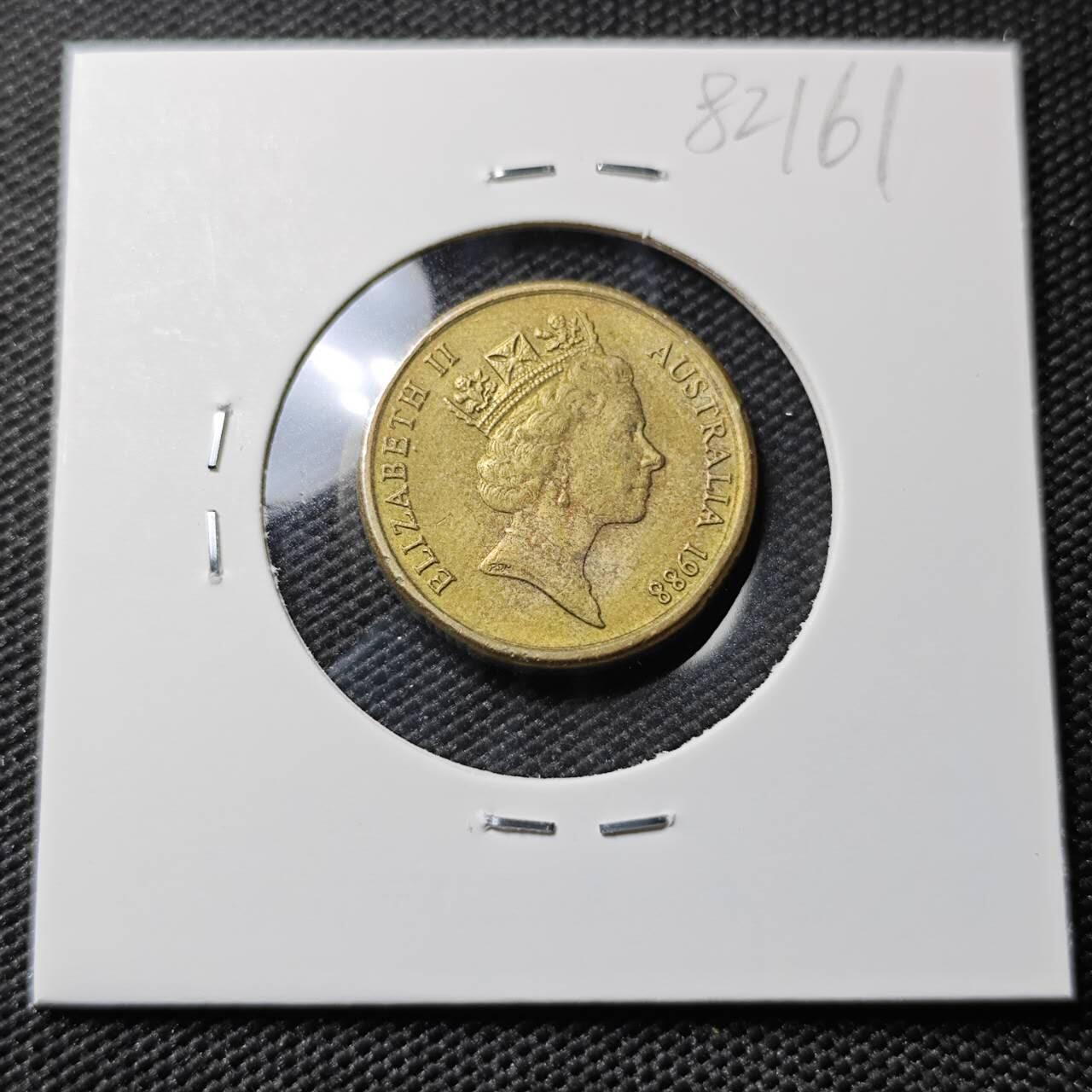 KK钱币收藏小铺 第382期  2月预留时间 周末发货 1988澳大利亚土著人2元 