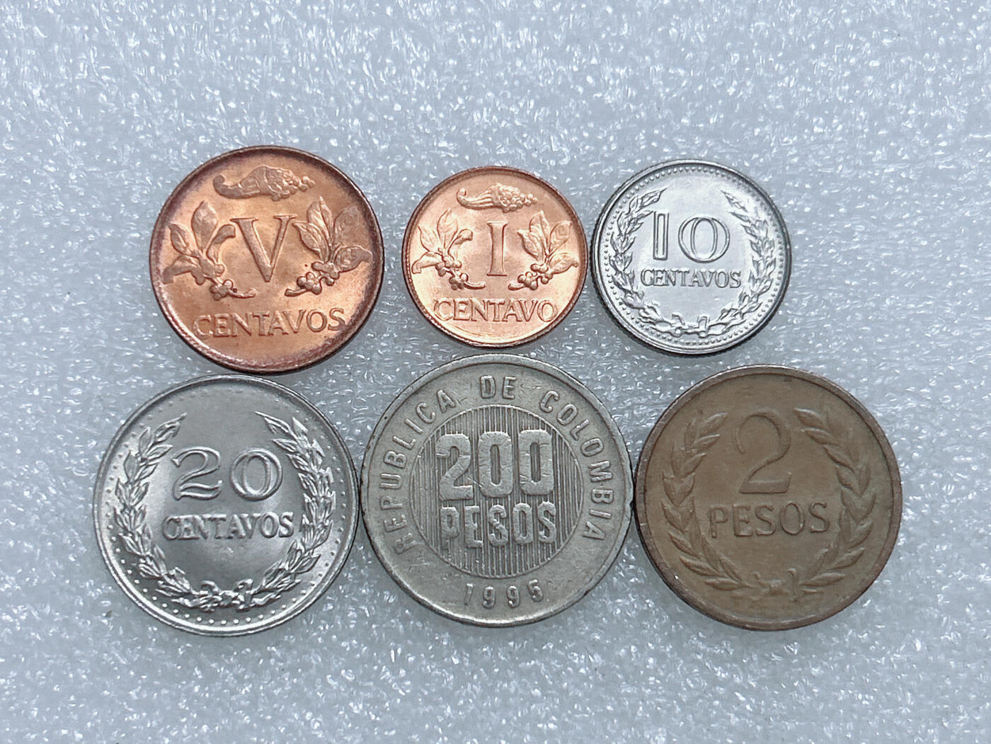 第一海外回流一元起拍收藏 散集专场  第277期 哥伦比亚硬币 6枚