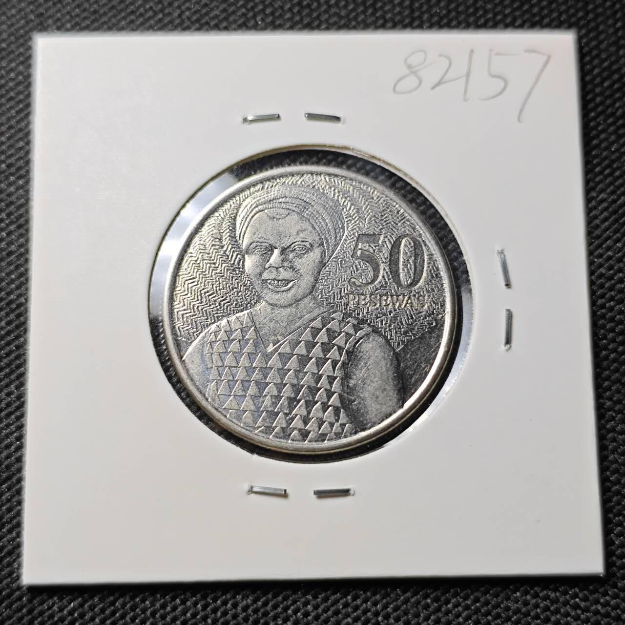 KK钱币收藏小铺 第382期  2月预留时间 周末发货  加纳50分