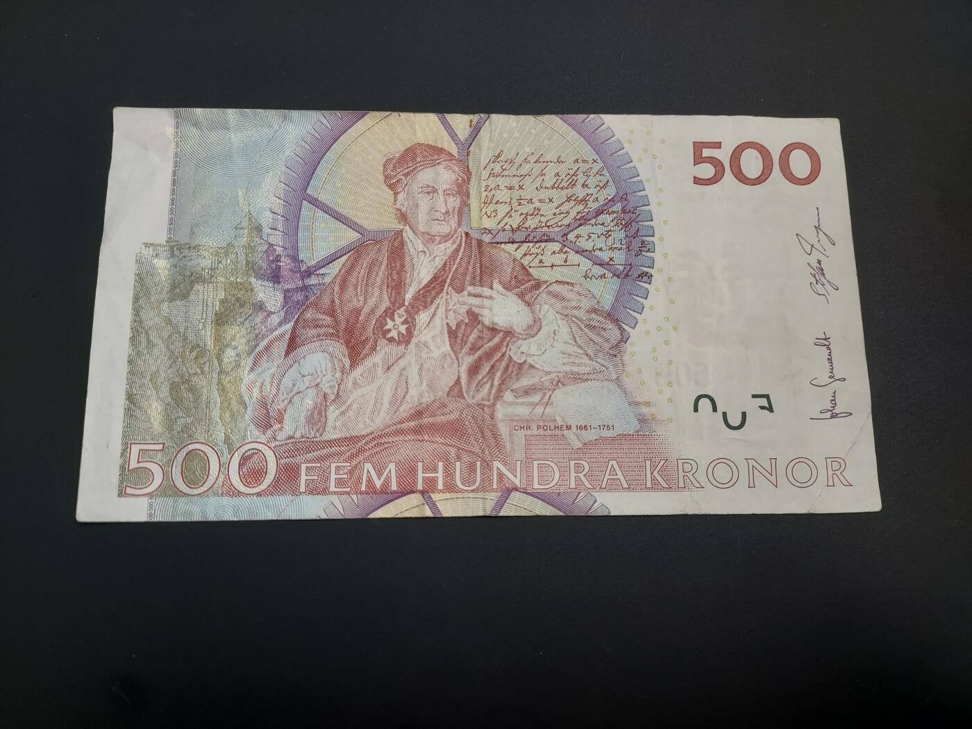 博彦收藏    12月22日 8点 钱币专场 全场包邮 瑞典 500克朗 流通好品