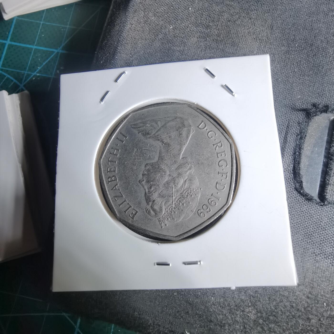 沼泽如烟--第939场 英国1969年50便士