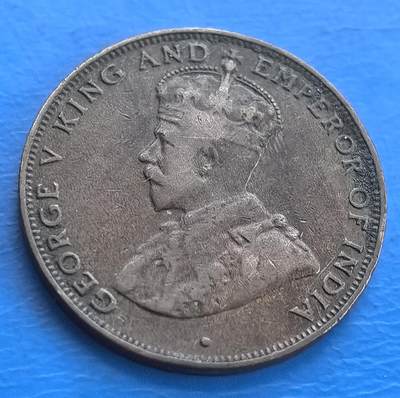 外国优质老铜币高银银币，周六九点倒数截拍，满百包邮，持续收拍 - 香港1933年一仙，正面为乔治五世头像及 “GEORGE V KING AND EMPEROR OF INDIA” ，背面有 “HONG - KONG ONE CENT 1933” 与汉字 “香港一仙” ，见证英殖民统治下香港货币史，承载历史文化与时代记忆