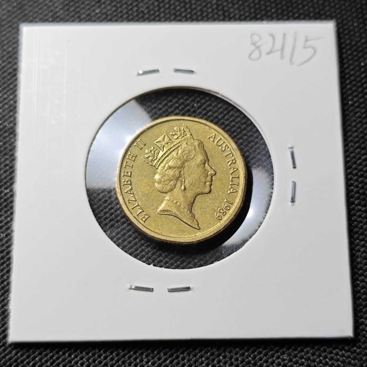 KK钱币收藏小铺 第382期  2月预留时间 周末发货  1989澳大利亚土著人2元