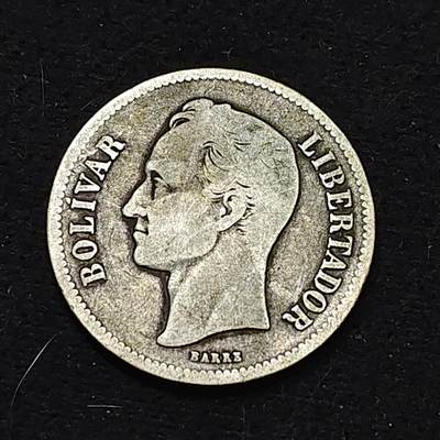 【全场包邮】纯粹捡漏拍486场（免费代拍第23场） - 委内瑞拉1936年2玻利瓦尔银币