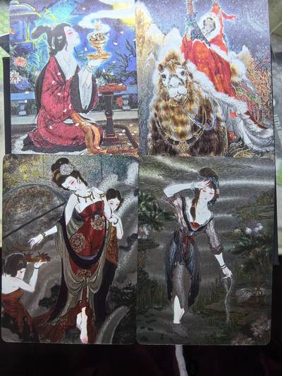 琦卡当当铺～第26期★★各种小漏~支持寄存★★~【9点40结束】扫码加群抽[包邮券]~ - 燎原-彫仙-列仙传下卷-项目特卡-四大美女-套卡-4张