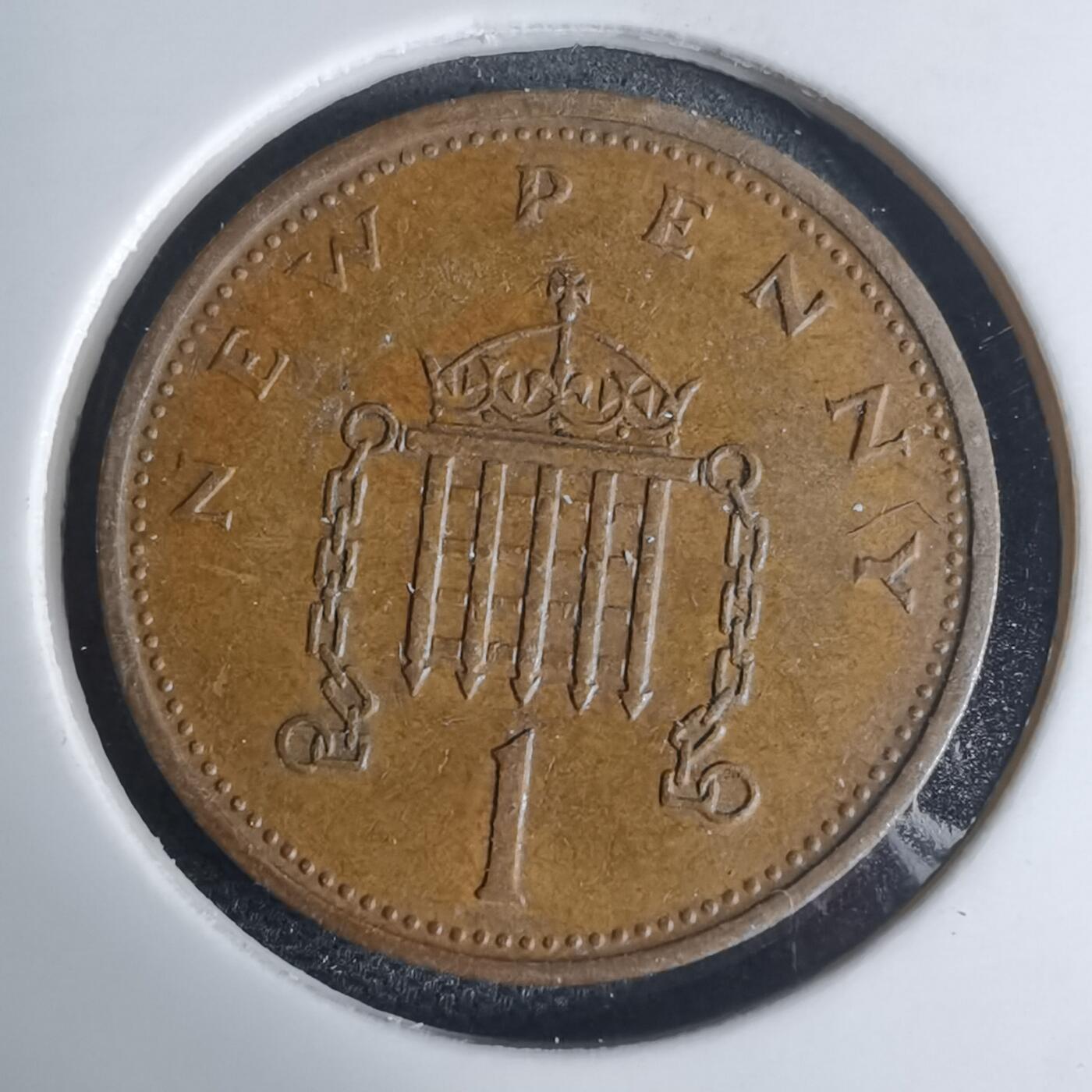 沼泽如烟--第939场 英国1971年1便士