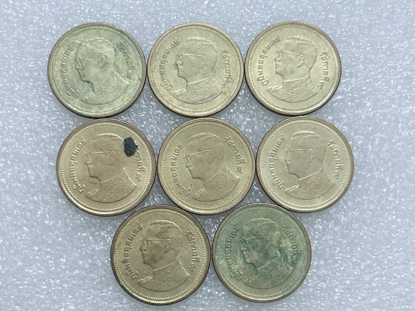 第一海外回流一元起拍收藏 散集专场  第277期 泰国2铢铜币 8枚