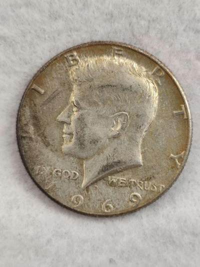 G&W世界散币，银币处理专场（第39场） - 美国1969年50美分 银币