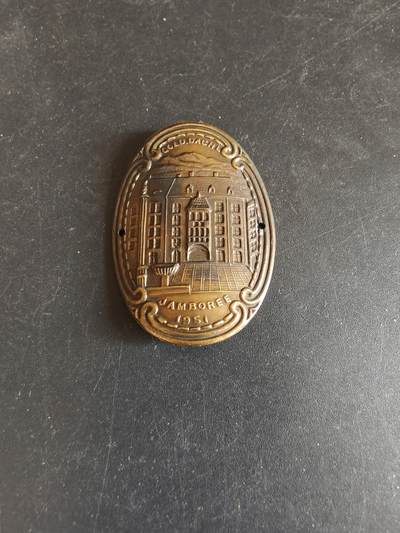 老王徽章第170期 - 奥地利1951年第7届世界童军大会手杖徽章