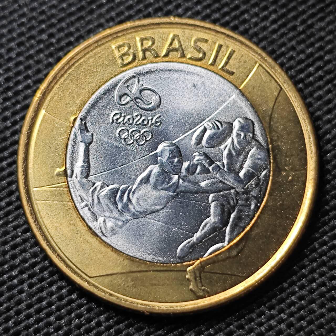 KK钱币收藏小铺 第382期  2月预留时间 周末发货 2015巴西1瑞尔 纪念币