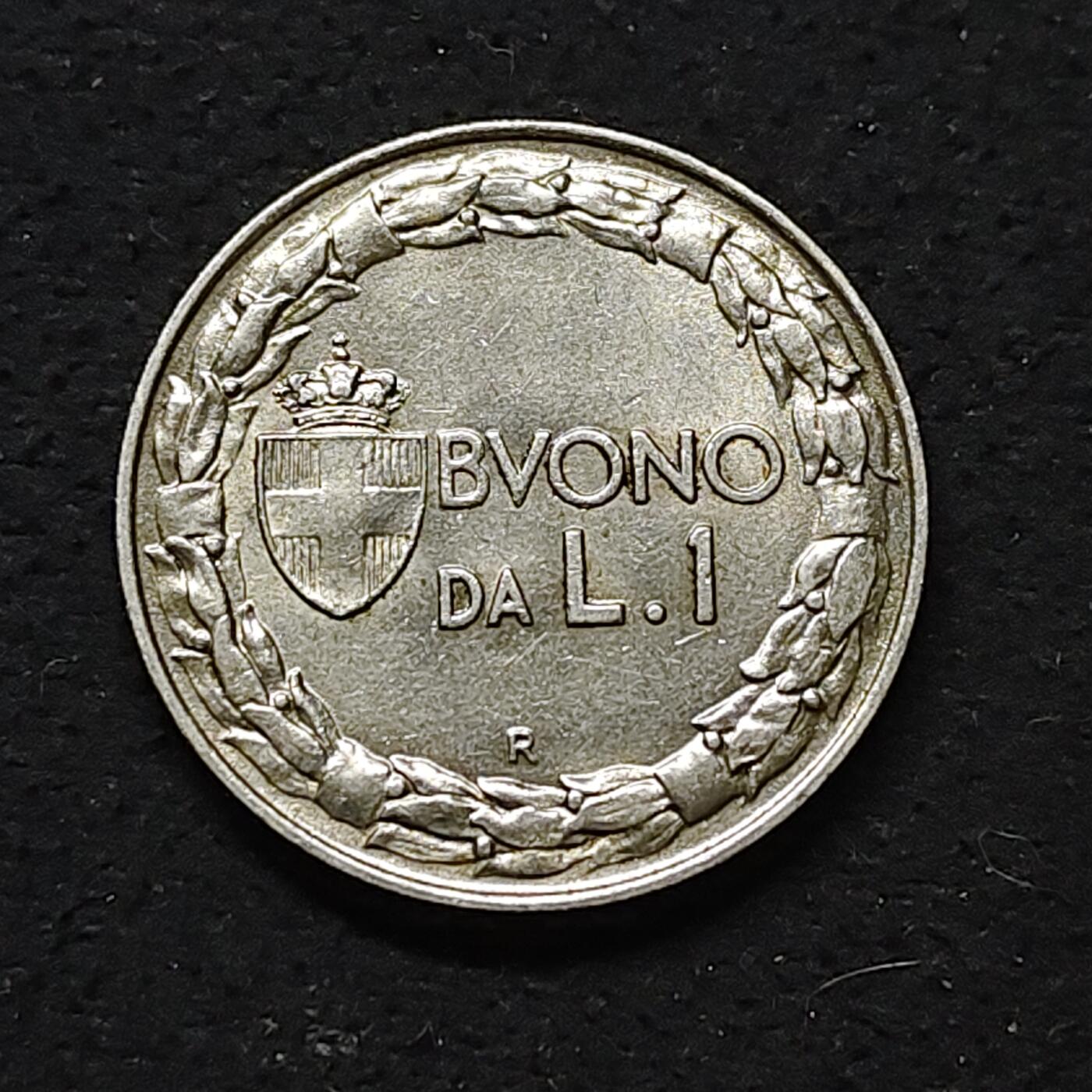 【全场包邮】纯粹捡漏拍486场（免费代拍第23场） 意大利1928年1里拉 UNC品相