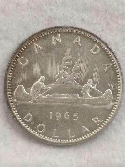 G&W世界散币，银币处理专场（第39场） - 加拿大1965年1元  银币