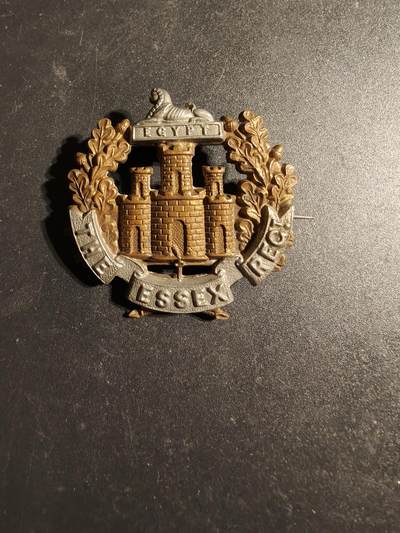 老王徽章第170期 - 英国埃塞克斯步兵团帽徽