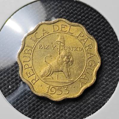 KK钱币收藏小铺 第382期  2月预留时间 周末发货 - 1953乌拉圭10分