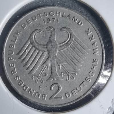 沼泽如烟--第937场 - 德国1971年2马克