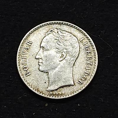 【全场包邮】纯粹捡漏拍486场（免费代拍第23场） - 委内瑞拉1954年50分银币