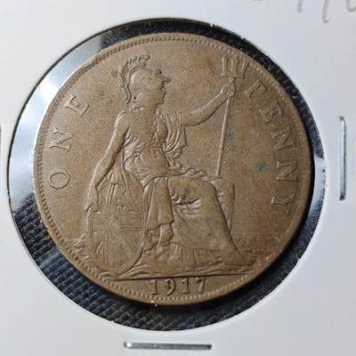 KK钱币收藏小铺 第382期  2月预留时间 周末发货 - 1917英国1便士 