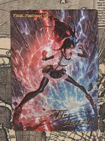 龙虎卡牌-六八场（无佣金，周六结拍，欢迎送拍） - 粗闪卡 白花恋诗 蒂法